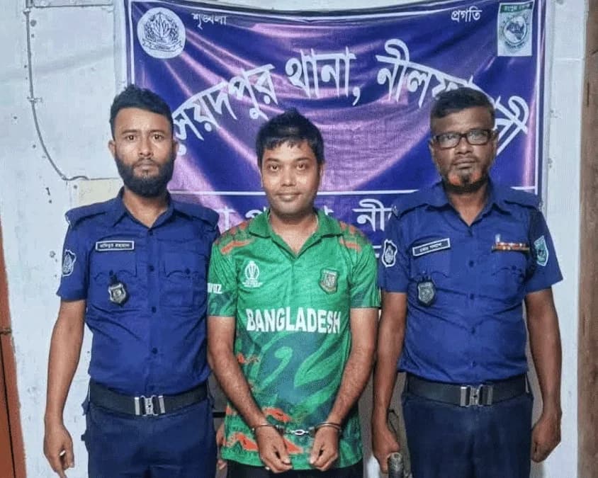 নাশকতা মামলায় সৈয়দপুর স্বেচ্ছাসেবক লীগ নেতা ‘গামছা বাদল’ গ্রেপ্তার