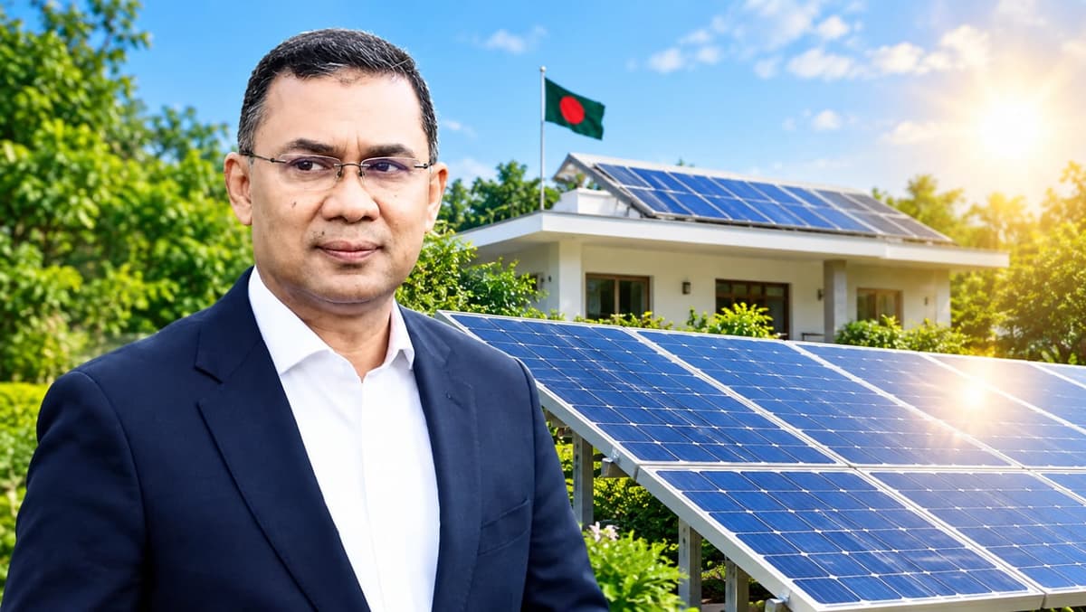 ১ অক্টোবর থেকে প্রধানমন্ত্রীর বাসায় জ্বলবে সৌরবিদ্যুতের আলো